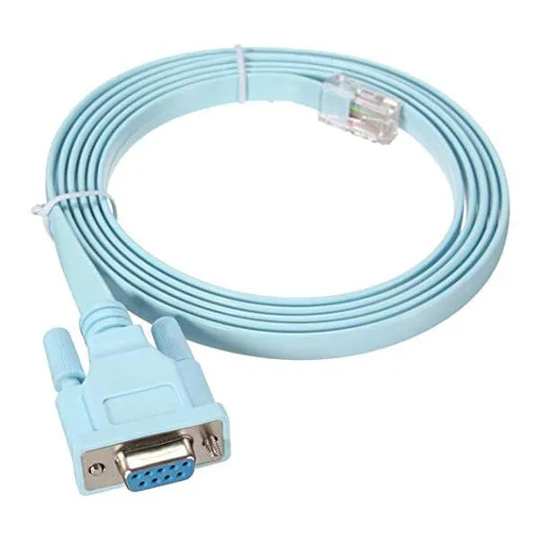 Rj-45 Male Console Cable, Debug Line, Compatible with Cisco, Routers/Switches for Laptop in Windows, Mac, Linux