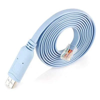 Rj-45 Male Console Cable, Debug Line, Compatible with Cisco, Routers/Switches for Laptop in Windows, Mac, Linux
