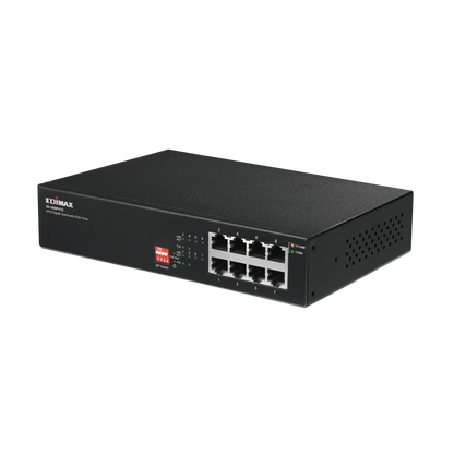 EDIMAX GS-1008PH V2 Long Range 8-Port Gigabit Switch with 4 PoE+ Managed Switch
