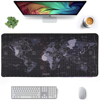 Large Gaming Mouse Pad XXL (900 x 400mm) Non-Slip Rubber Base Mouse pad Mice Smooth Cloth Surface Keyboard Mouse Pads for Computers (Multicolor)