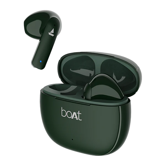 boAt Airdopes 100 with 50 Hours Playback, Quad Mics ENx Technology & Beast Mode Bluetooth Earbuds