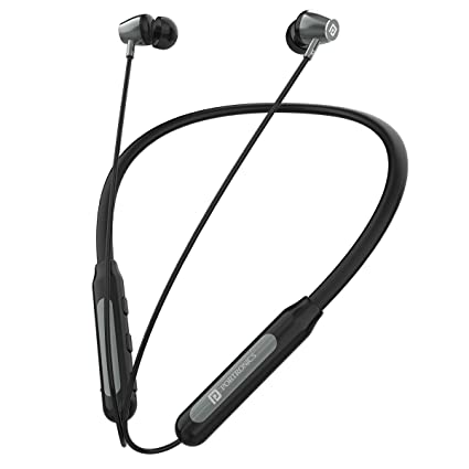 Portronics Harmonics Z3 Wireless Bluetooth 5.3 Neckband in Ear Earphones with mic, 30Hrs Playtime, IPX5 Water Resistant