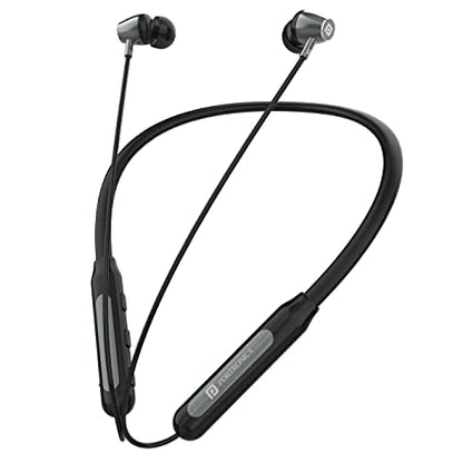 Portronics Harmonics Z3 Wireless Bluetooth 5.3 Neckband in Ear Earphones with mic, 30Hrs Playtime, IPX5 Water Resistant