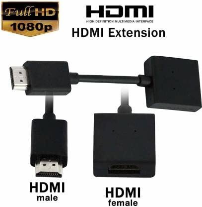 HDMI Male to Female Extension Cable HDMI Extender for Google Chrome Cast, fire tv Stick, LCD/LED , Xbox, PS3/PS4