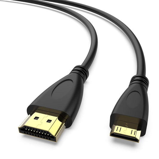 HDMI (Type A) to Mini HDMI Cable ,Compatible For Monitor, Tablet, Laptop, Television, Projector, HDTV, DSLR, Camera