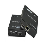 HDMI Extender 150M with Loop | 4K HDMI Over LAN RJ45 | CAT5/CAT6 Ethernet Extender