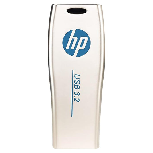 HP X779w USB 3.2 Light Golden Pen Drive (Metal Silver)