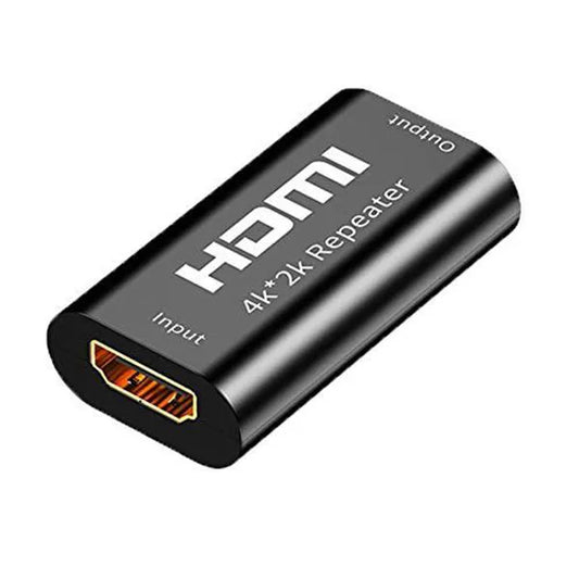 HDMI Repeater Adapter | High Speed Transmission 3D Video Format Support Female to Female Adapter, for Laptop, Desktop, Monitor, Projector