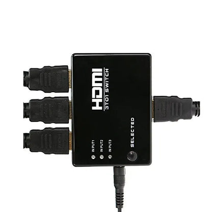 HDMI Switcher with PIP & IR Remote Control Multiple Devices on a Single Screen, Supports UHD for Bluray, PVR/Netflix/Roku/Box, PS4/PS3