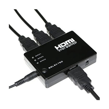 HDMI Switcher with PIP & IR Remote Control Multiple Devices on a Single Screen, Supports UHD for Bluray, PVR/Netflix/Roku/Box, PS4/PS3