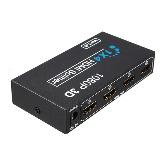 HDMI Splitter 1X4 Out Supports 3D 4K x 2K 30HZ Full HD 1080P
