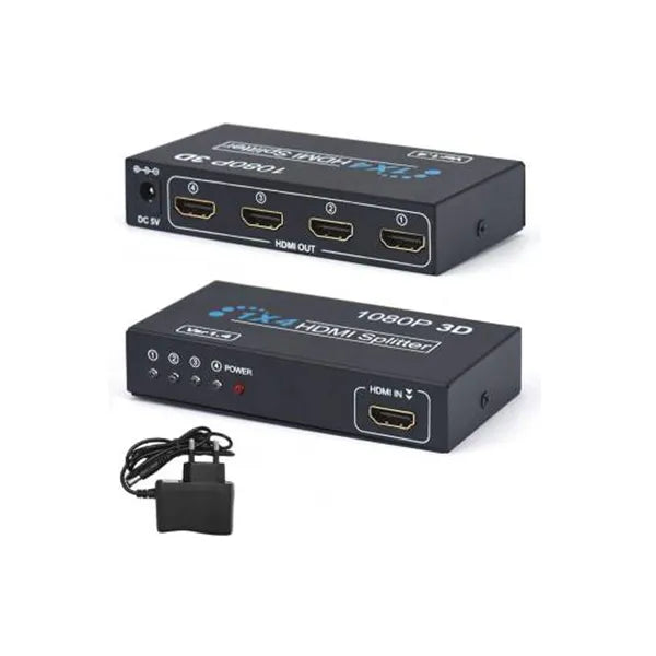HDMI Splitter 1X4 Out Supports 3D 4K x 2K 30HZ Full HD 1080P