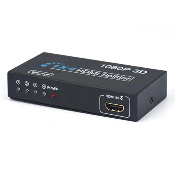 HDMI Splitter 1X4 Out Supports 3D 4K x 2K 30HZ Full HD 1080P