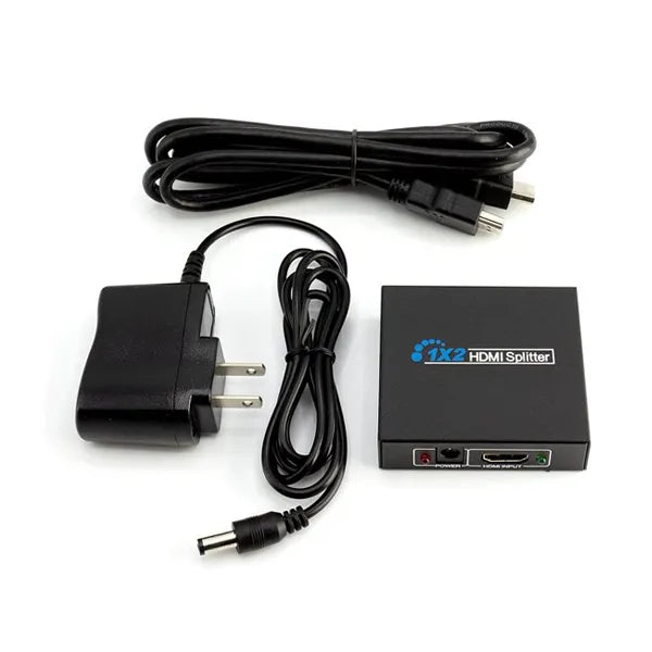 HDMI Splitter 1x2 High Definition Multimedia Interface (Black)
