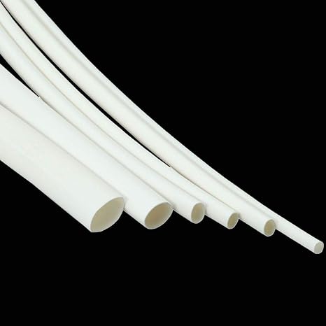 Heat Shrink Wrapping Tube 6mm Repair Mobile Phone Charger Cables, Head Set Wires, Electrical Cables (White)