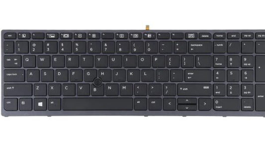 Laptop Keyboard for HP Zbook 15 G3, Zbook 17 G3 With Mouse and Backlight
