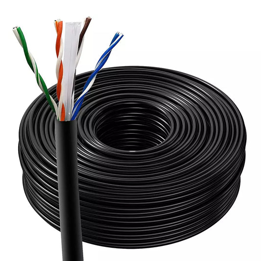 Champion CAT6 CCA Double Jacket Ethernet Cable 24AWG | 0.51mm (0.20 Inch) Conductor | High-Speed LAN Network Cable -305m