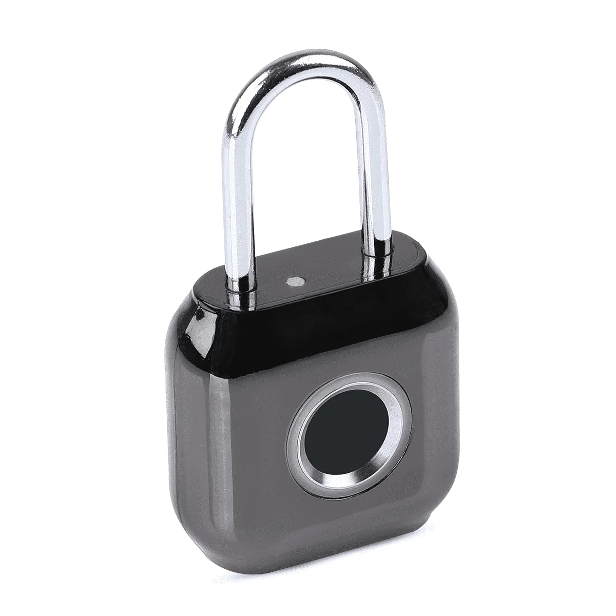 Portronics POR-983 Biometric Fingerprint Padlock (Black, Polished Finish)