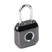Portronics POR-983 Biometric Fingerprint Padlock (Black, Polished Finish)
