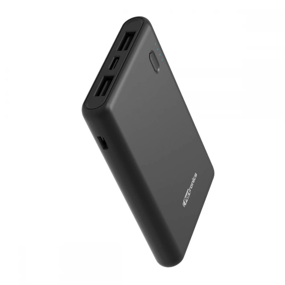 Portronics Indo 5X POR-1005,5,000mAh Power Bank with LED Indicator,for All Android and iOS Devices (Black)