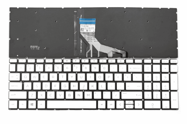Laptop Keyboard For HP 15-DW, L47489-001, 15-DA, 15-DU, 15-DB, 15-DQ, 15-DF Series Laptops Silver With Backlight