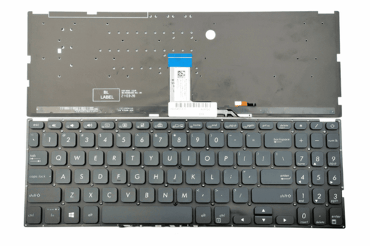 Laptop Keyboard For Asus Vivobook X512, X512UA, F512DA, F512FA, X395, F512JA Laptops Silver