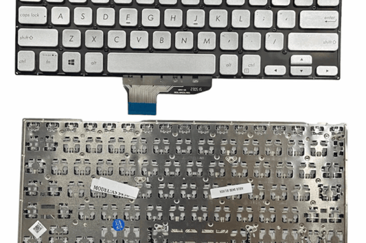 Laptop Keyboard for Asus VivoBook S14, S430, S430F, S430FA, S430FN, S430U, X430, X430F, X430FA Series Silver