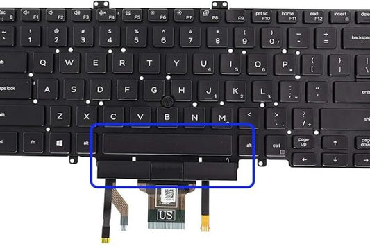 Laptop Keyboard for Dell E5400 E5401 7400 with Mouse and Backlight
