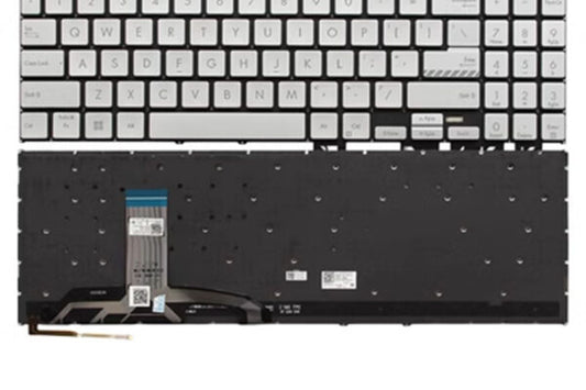 Laptop Keyboard for ASUS VivoBook 15 X1502VA, X1502ZA, A1502, D1502, F1502ZA, F1502VA With Backlight Silver