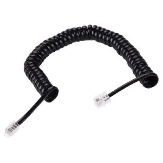 Telephone Extension Cable| Landline Wire with Standard RJ-11 Plugs, High-Speed Internet Modem Cable - 1M