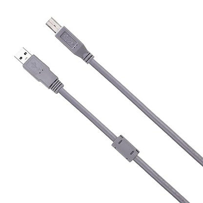 USB 2.0 Printer Cable, A Male to B Male High speed Cord 5 Meter (Grey)