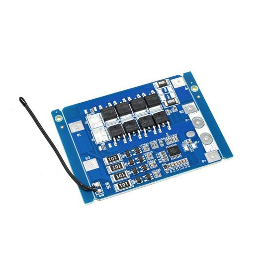 TDT LiFePO4 LFP 4S 12.8V 20A Battery Management System Blue Square