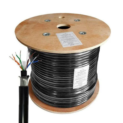 Cat 6 Cable, Armored Cable (Copper) with High Speed connectivity (Outdoor)| 4 Pair Separator Design - 305M