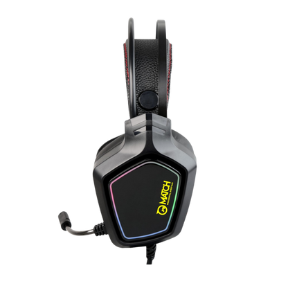 MATCH M-UGH6, Gaming Headphones with Mic and RGB LED Lights
