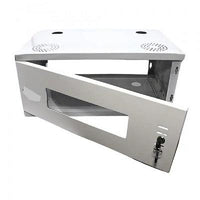 Metal CCTV Camera/Network Rack/Server Rack/ DVR/NVR Cabinet Box/DVR Rack Wall Mount with Lock (4U CCTV FOLDABLE Rack) - (Size: 56cm x 57cm x 8cm)