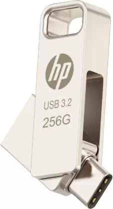 HP X206C Type C OTG USB 3.2 Pen Drive (Metalic Silver)