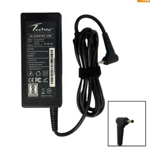 Lappy Power Laptop Adapter 45W 19V/2.37A For Asus Pin Size (4.0mm*1.35mm) -Compatible