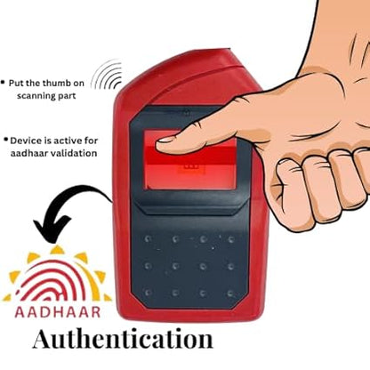 Morpho MSO 1300 E3 L1 Fingerprint Scanner with RD Service Biometric USB Device