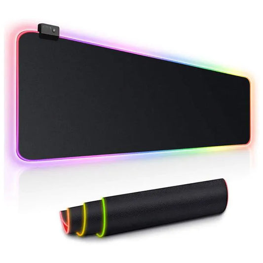 Gaming Mouse Pad with LED Lights – RGB Illumination & Smooth Surface