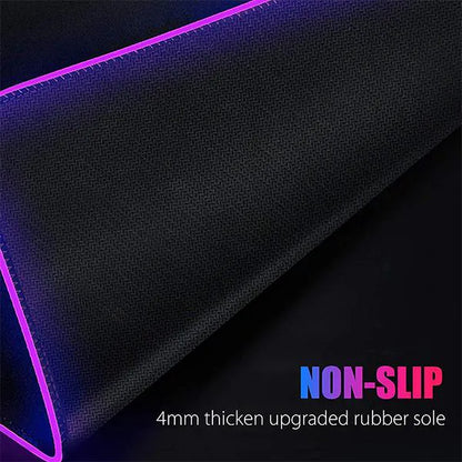Gaming Mouse Pad with LED Lights – RGB Illumination & Smooth Surface