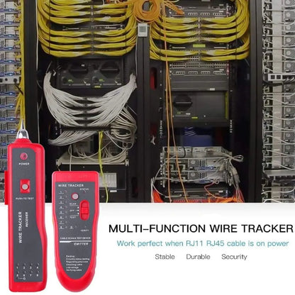 Lan Tester with Wire Tracker, Cable Tracker, RJ11 RJ45 Line Finder Cable Tester for Network LAN Ethernet Cable Collation, Phone Telephone Line Tester