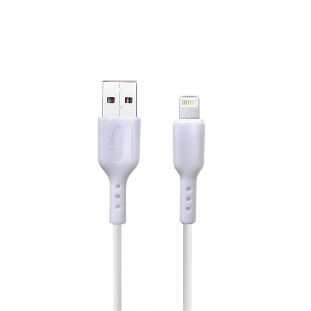 Data Cable iPhone PVC 3Amp 1Mtr (White)