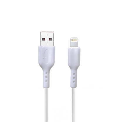 Data Cable iPhone PVC 3Amp 1Mtr (White)