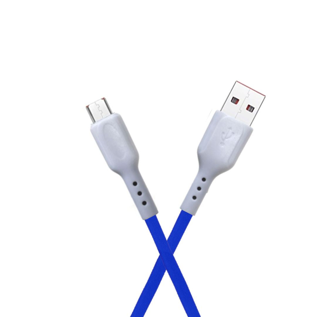 Champion USB to Micro 3Amp Data Sync & Charging Cable TPE 1M for all Android & Micro USB Devices (Blue)