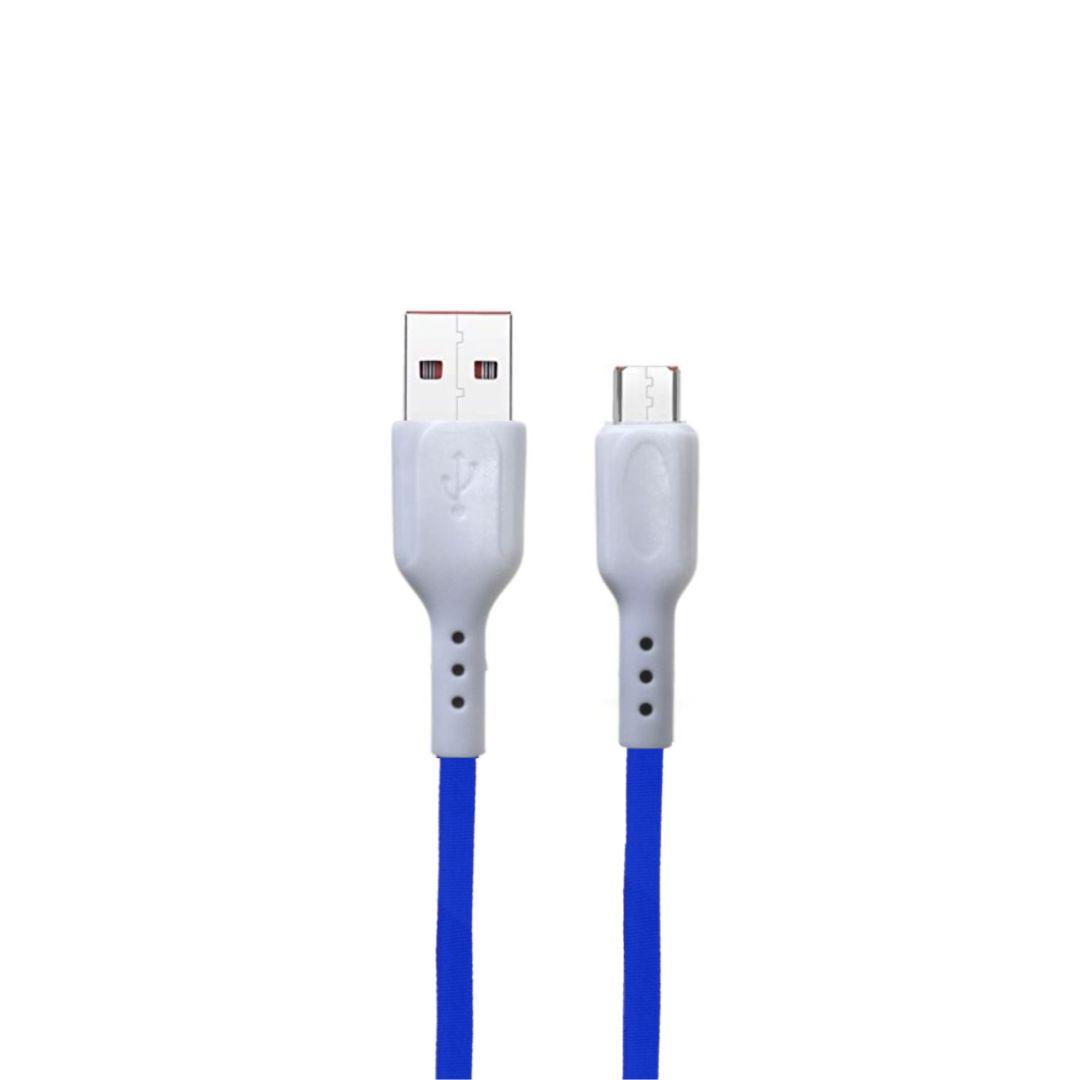 Data Cable Micro TPE 3Amp 2Mtr (Blue)