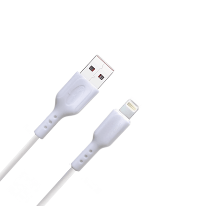 Data Cable iPhone PVC 3Amp 1Mtr (White)