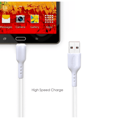 Data Cable iPhone PVC 3Amp 1Mtr (White)