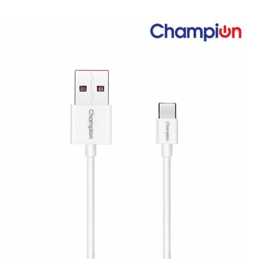 Data Cable Type-C PVC 3Amp 1Mtr (White)