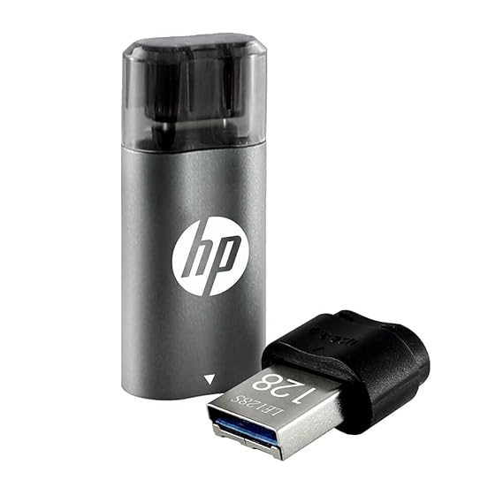 HP x5600c OTG 3.2 Pen Drive Type C (Grey & Black)