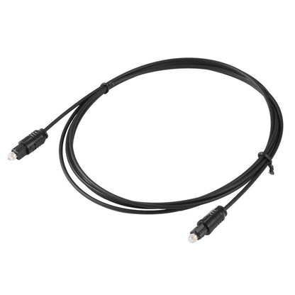 Optical Audio Cable - Toslink Cable Fiber Optic Cable For Home Theater, Sound Bar, TV, PS4, Xbox, Playstation & More (1.5m)
